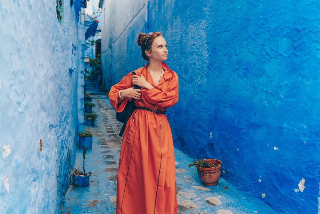 Traditional Moroccan pottery spotted on a Jewish heritage tour through the blue streets of Chefchaouen.