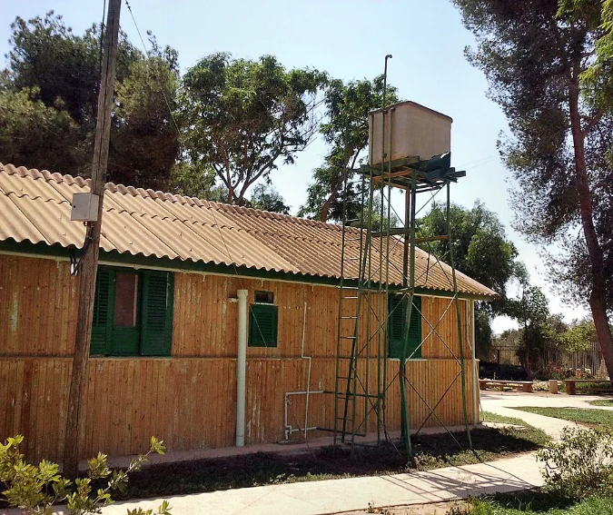 Ben Gurion house exterior Sde Boker kibbutz Negev